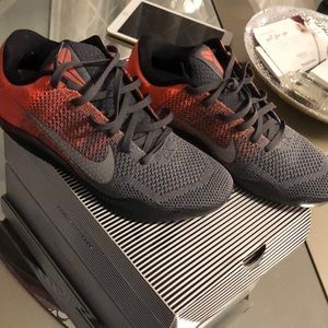 Used Mens Sneakers Kobi (orange, gray)